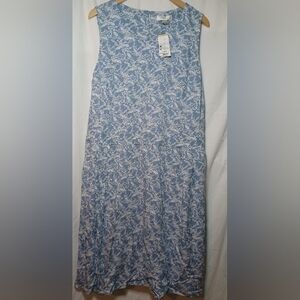 Cj.banks Floral Blue Dress
